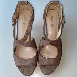 Nine West sparkly heels